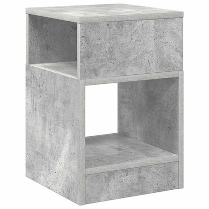 Tavolino Grigio cemento 30,5 x 30 x 45 cm Legno multistrato | homemem39
