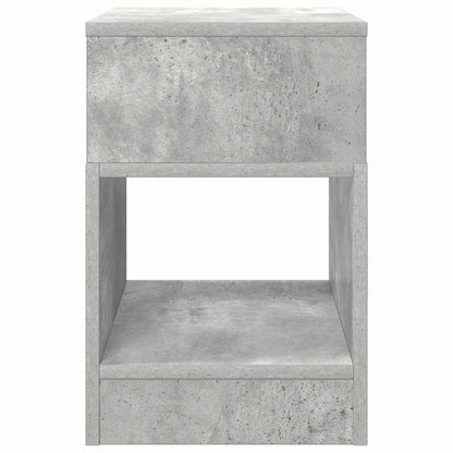 Tavolino Grigio cemento 30,5 x 30 x 45 cm Legno multistrato | homemem39