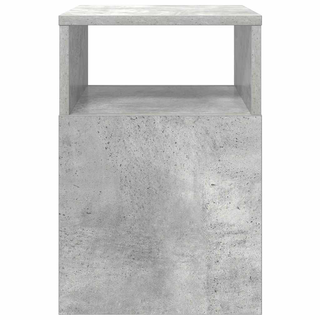 Tavolino Grigio cemento 30,5 x 30 x 45 cm Legno multistrato | homemem39