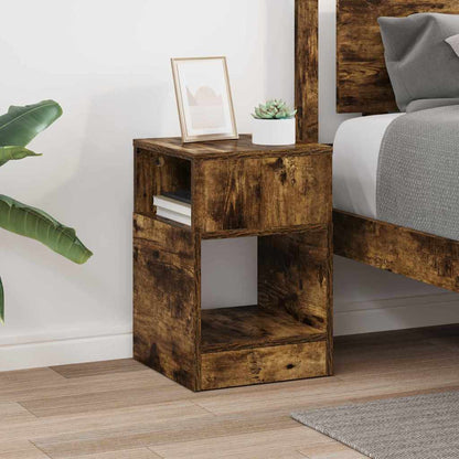 Tavolino Rovere fumé 30,5 x 30 x 45 cm Legno multistrato | homemem39