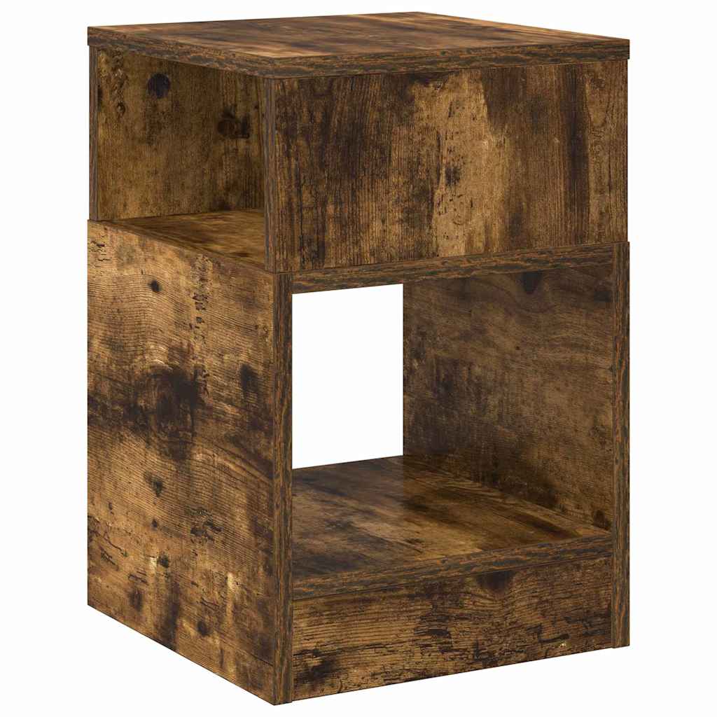 Tavolino Rovere fumé 30,5 x 30 x 45 cm Legno multistrato | homemem39