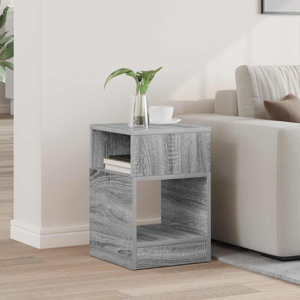 Tavolino Grigio Sonoma 30,5 x 30 x 45 cm Legno multistrato | homemem39