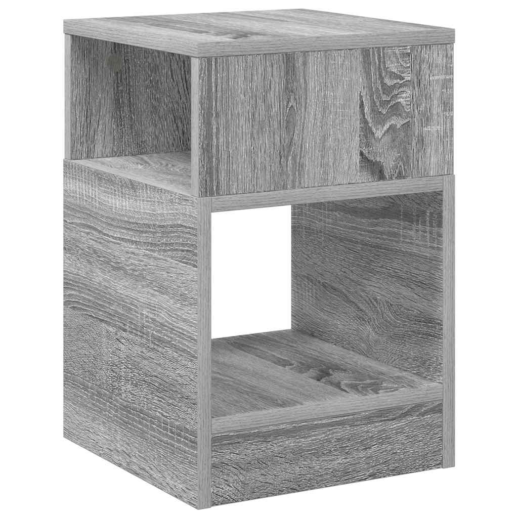 Tavolino Grigio Sonoma 30,5 x 30 x 45 cm Legno multistrato | homemem39