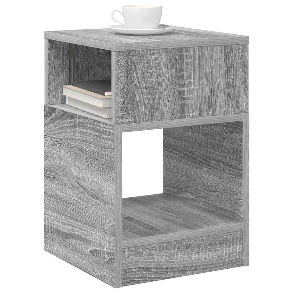 Tavolino Grigio Sonoma 30,5 x 30 x 45 cm Legno multistrato | homemem39