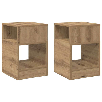 Tavolino 2 pz Rovere artigianale 30,5 x 30 x 45 cm | homemem39