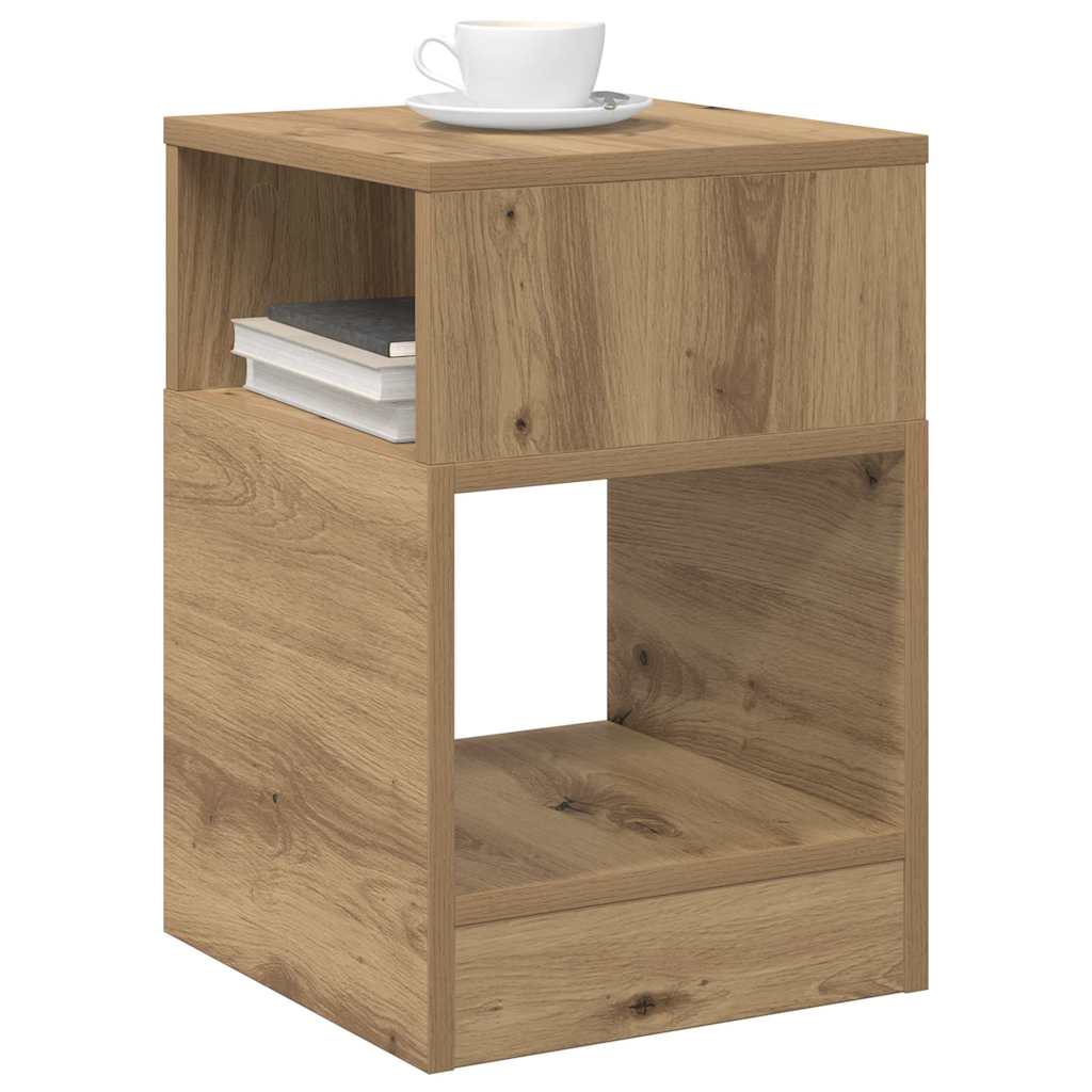 Tavolino 2 pz Rovere artigianale 30,5 x 30 x 45 cm | homemem39