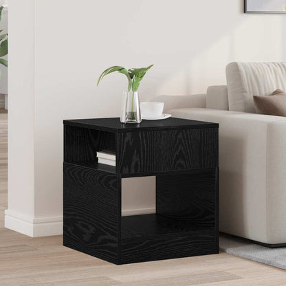 Tavolino Rovere Nero 40,5 x 40 x 45 cm Legno multistrato | homemem39