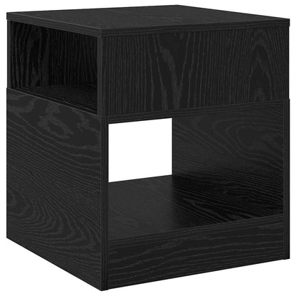 Tavolino Rovere Nero 40,5 x 40 x 45 cm Legno multistrato | homemem39