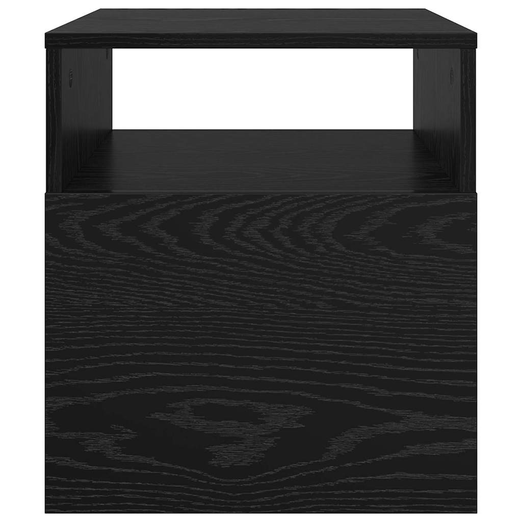 Tavolino Rovere Nero 40,5 x 40 x 45 cm Legno multistrato | homemem39