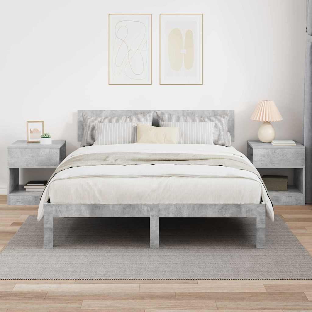 Tavolino 2 pcs Grigio cemento 40,5 x 40 x 45 cm | homemem39