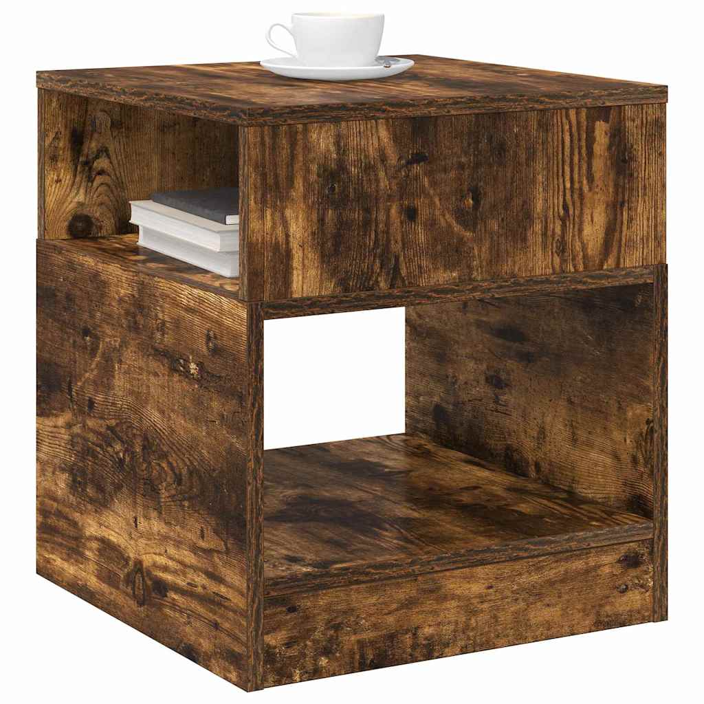 Tavolino Rovere fumé 40,5 x 40 x 45 cm Legno multistrato | homemem39
