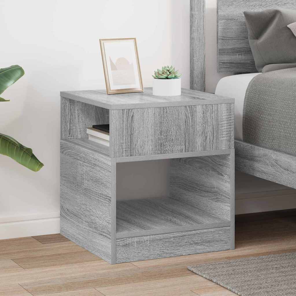 Tavolino Grigio Sonoma 40,5 x 40 x 45 cm Legno multistrato | homemem39