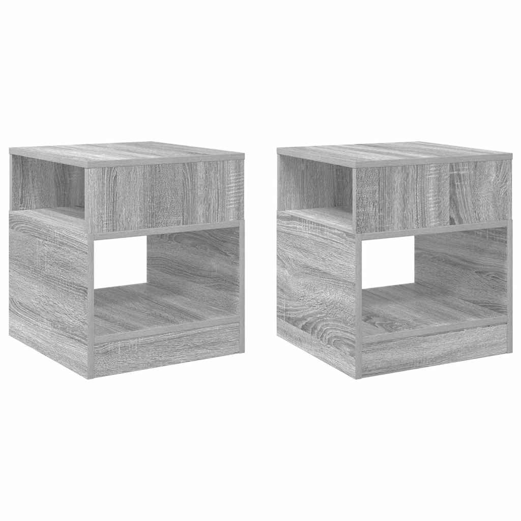 Tavolino 2 pcs Grigio Sonoma 40,5 x 40 x 45 cm | homemem39