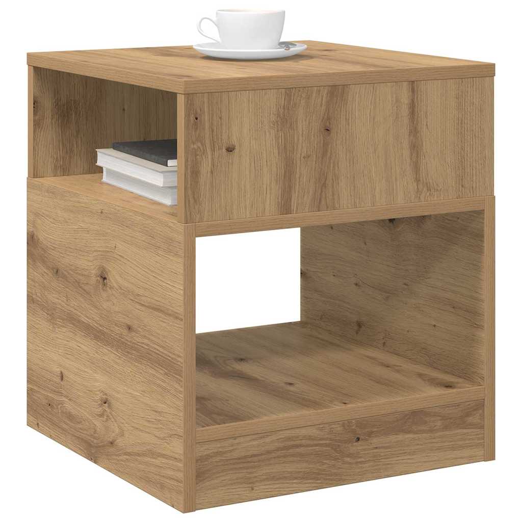 Tavolino Rovere artigianale 40,5 x 40 x 45 cm Legno multistrato | homemem39