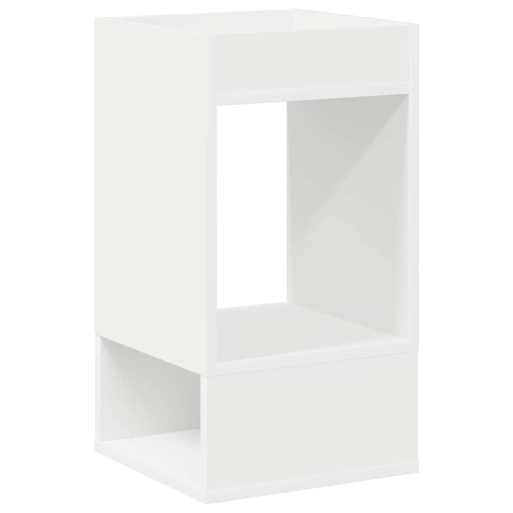 Tavolino Bianco 30 x 30 x 56 cm Legno multistrato