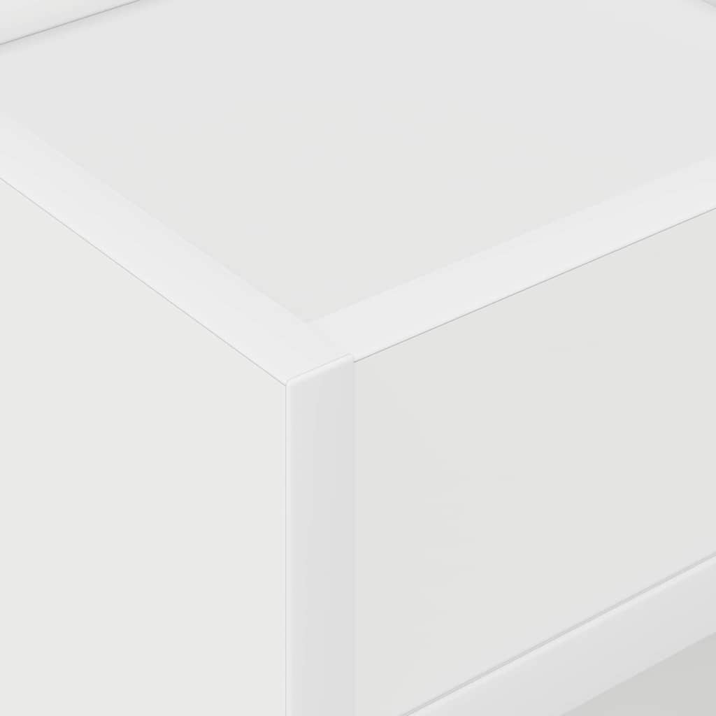 Tavolino 2 pcs Bianco 30 x 30 x 56 cm Legno multistrato | homemem39