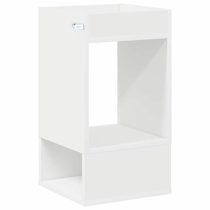 Tavolino 2 pcs Bianco 30 x 30 x 56 cm Legno multistrato | homemem39
