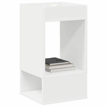 Tavolino 2 pcs Bianco 30 x 30 x 56 cm Legno multistrato | homemem39
