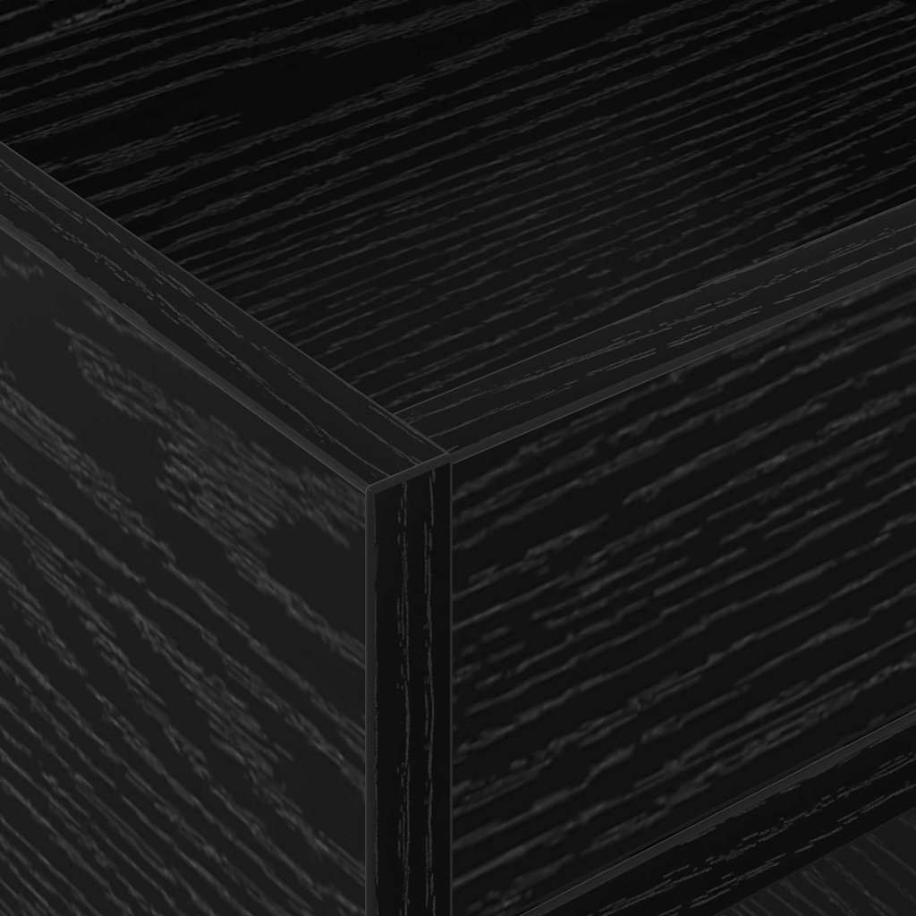 Tavolino 2 pcs Rovere Nero 30 x 30 x 56 cm Legno multistrato | homemem39