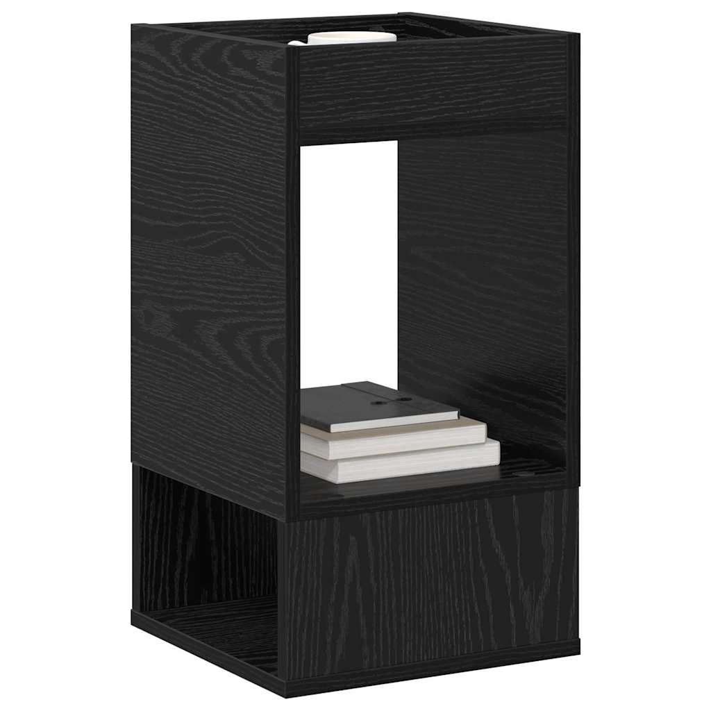 Tavolino 2 pcs Rovere Nero 30 x 30 x 56 cm Legno multistrato | homemem39