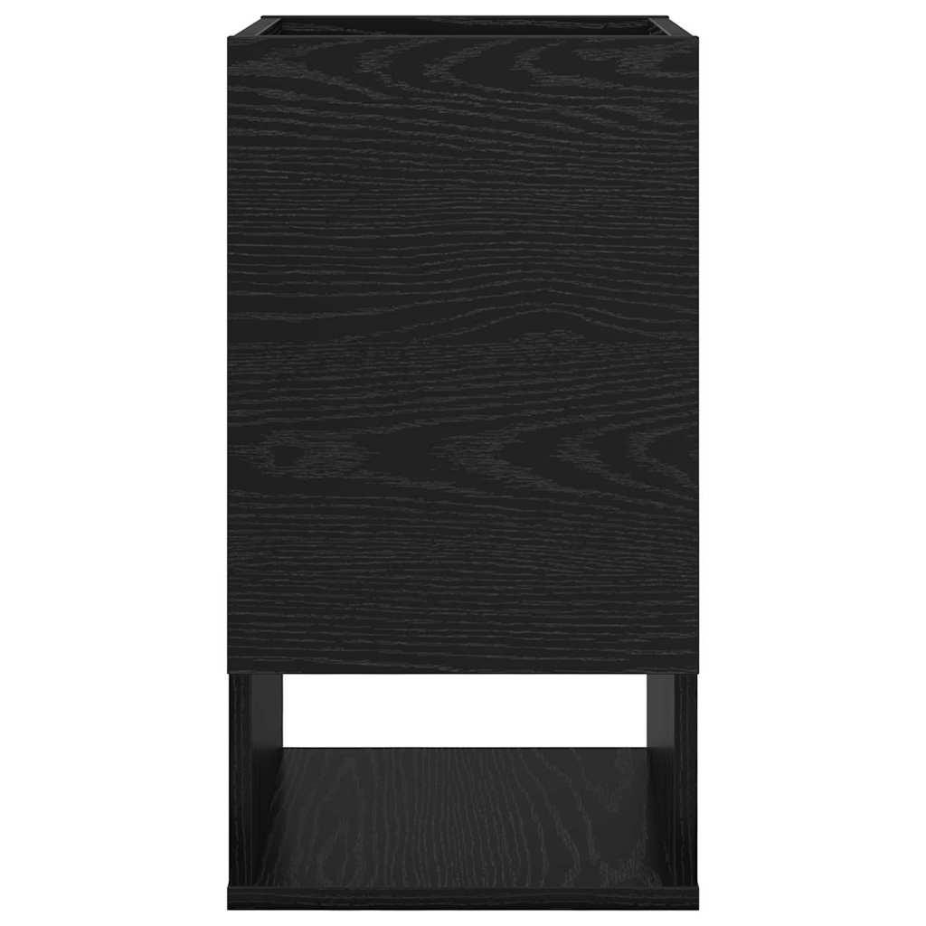 Tavolino 2 pcs Rovere Nero 30 x 30 x 56 cm Legno multistrato | homemem39