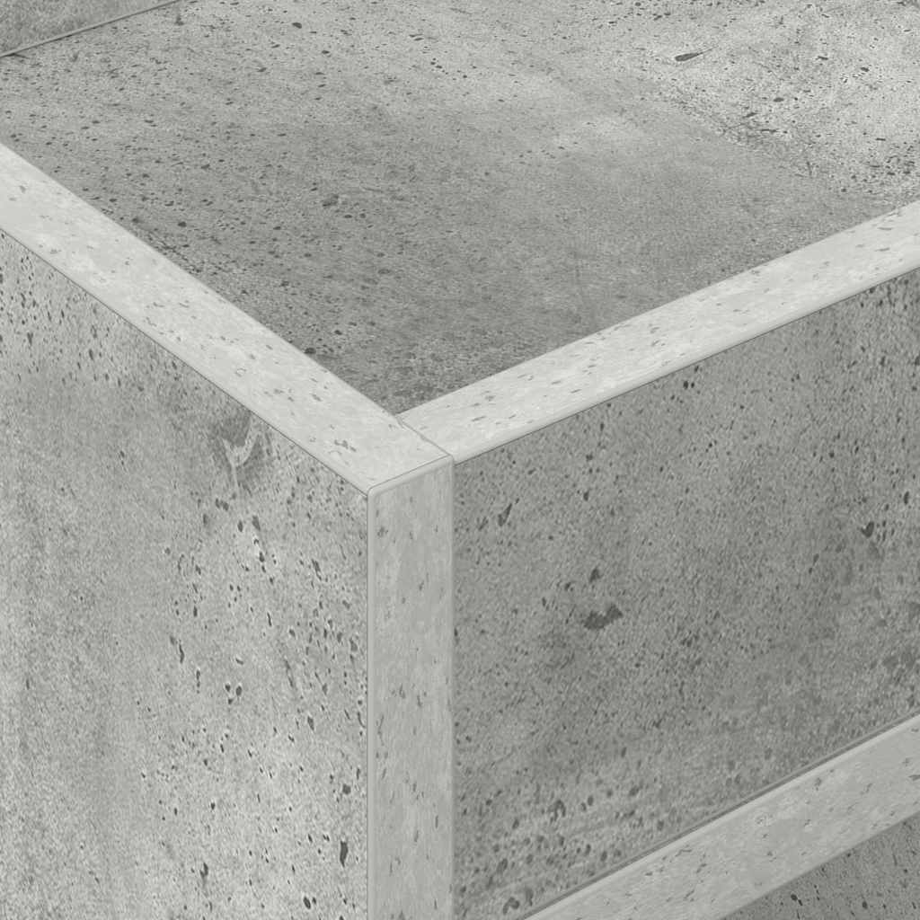 Tavolino Grigio cemento 30 x 30 x 56 cm Legno multistrato | homemem39