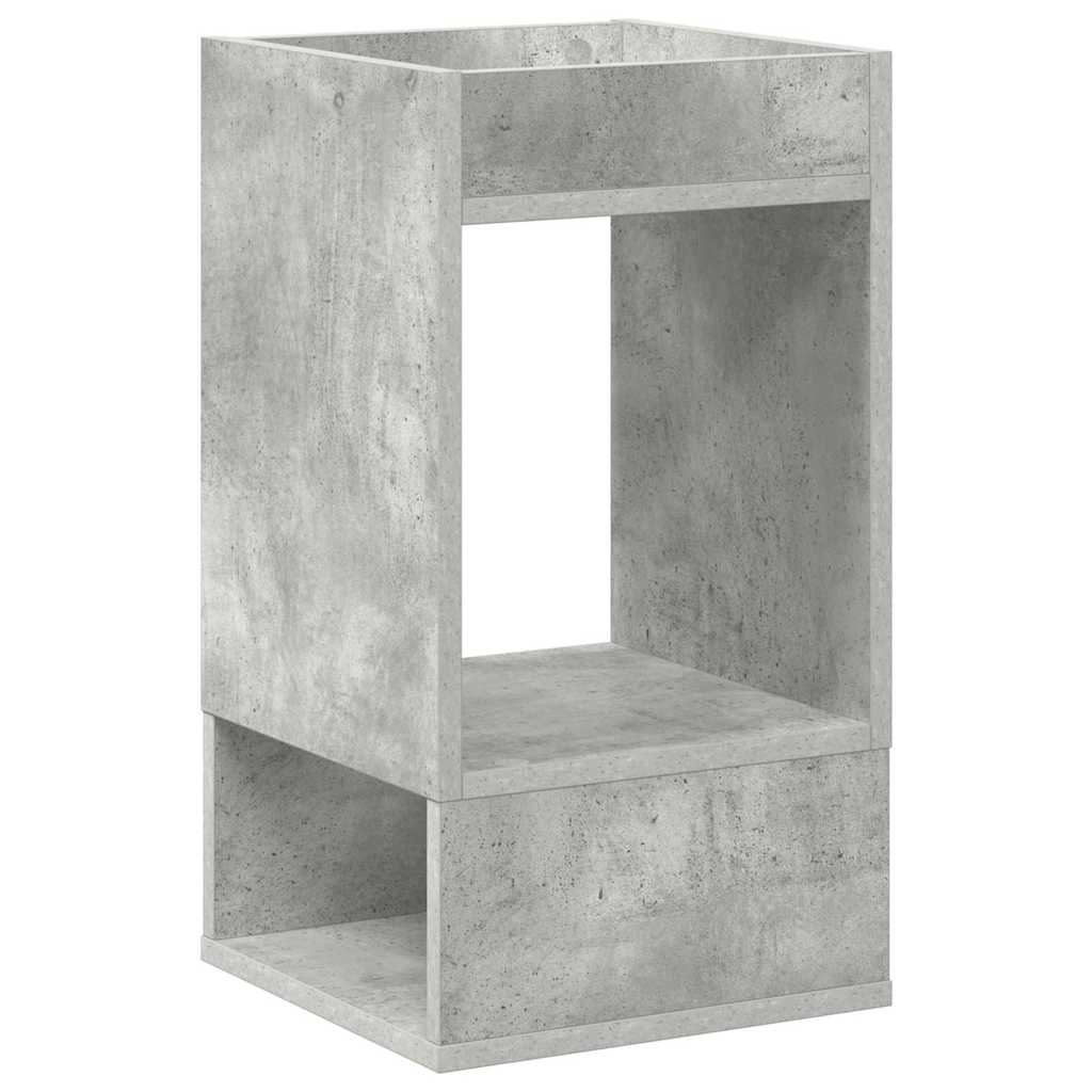 Tavolino Grigio cemento 30 x 30 x 56 cm Legno multistrato | homemem39