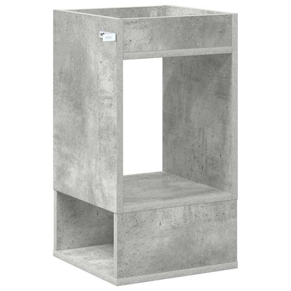 Tavolino Grigio cemento 30 x 30 x 56 cm Legno multistrato | homemem39