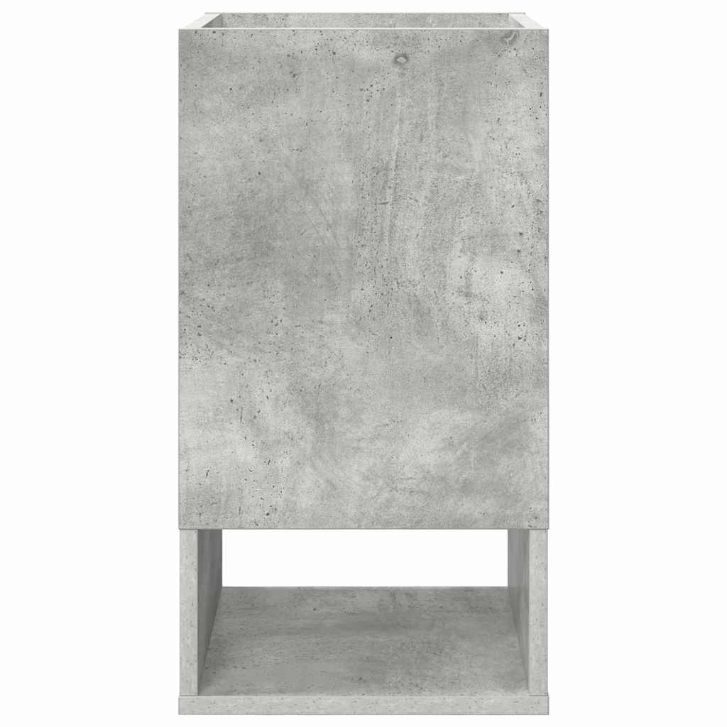 Tavolino Grigio cemento 30 x 30 x 56 cm Legno multistrato | homemem39