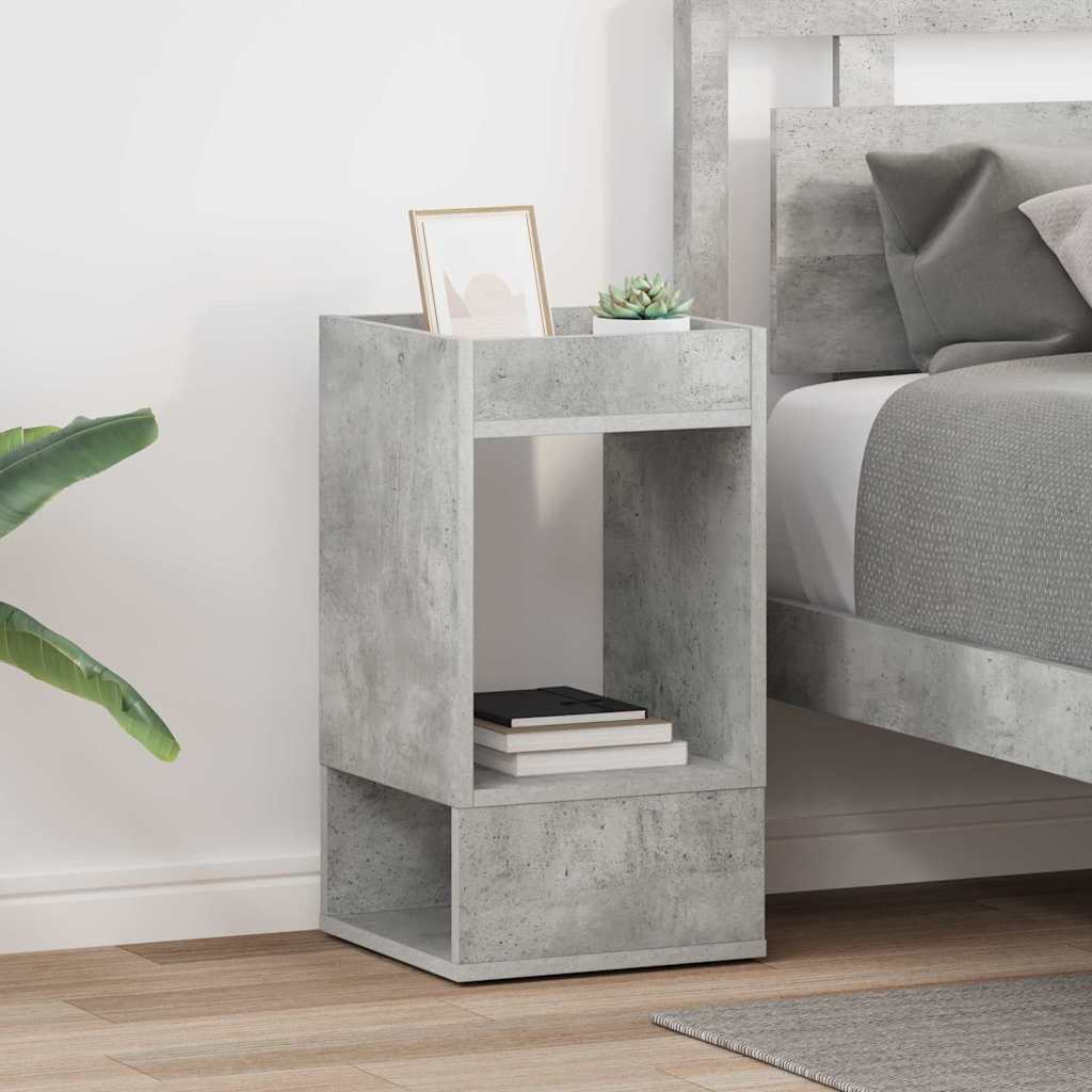 Tavolino 2 pcs Grigio cemento 30 x 30 x 56 cm Legno multistrato | homemem39