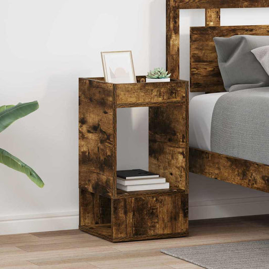 Tavolino 2 pcs Rovere fumé 30 x 30 x 56 cm Legno multistrato | homemem39