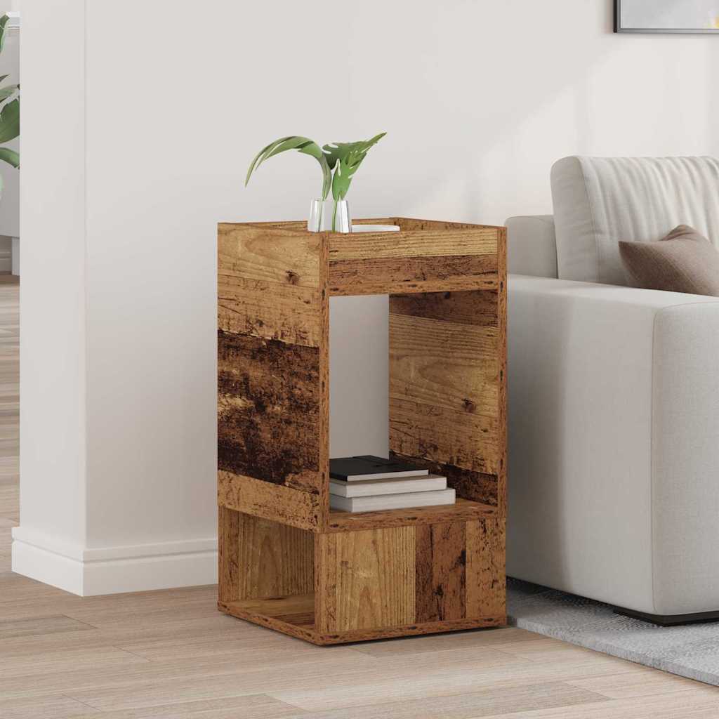 Tavolino Legno vecchio 30 x 30 x 56 cm Legno multistrato | homemem39