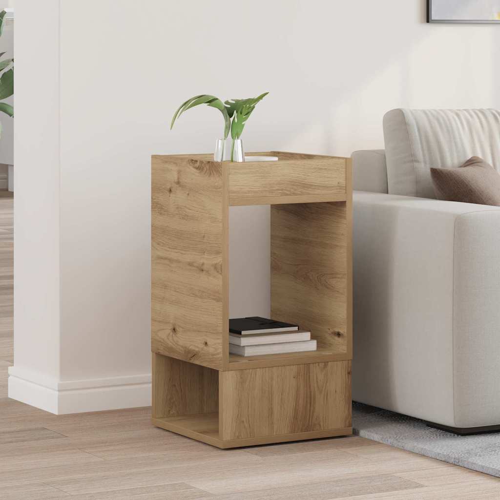 Tavolino Rovere artigianale 30 x 30 x 56 cm Legno multistrato | homemem39
