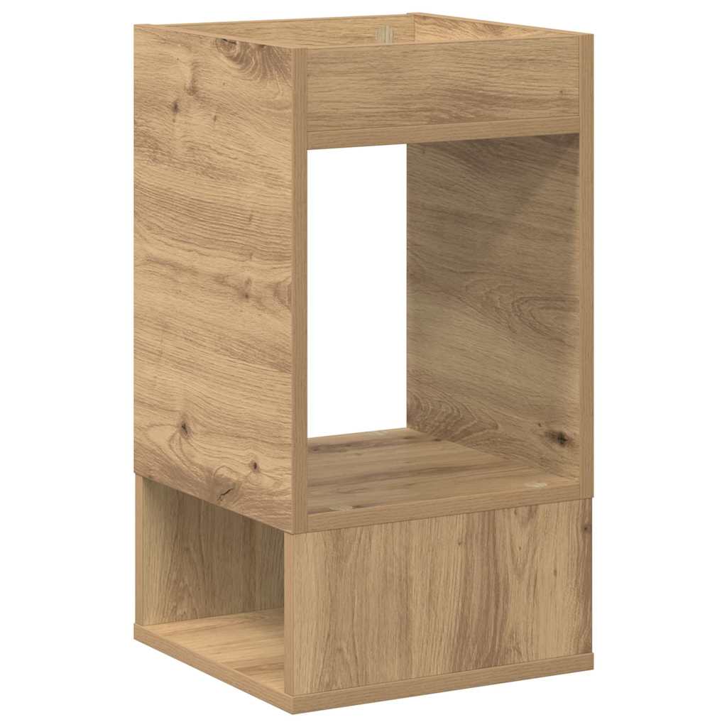 Tavolino Rovere artigianale 30 x 30 x 56 cm Legno multistrato | homemem39