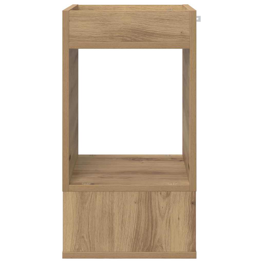 Tavolino Rovere artigianale 30 x 30 x 56 cm Legno multistrato | homemem39