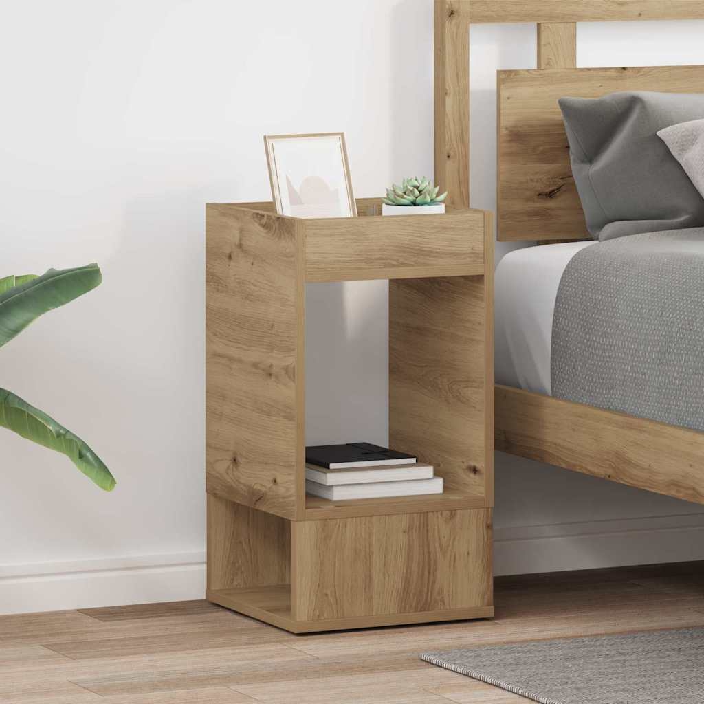 Tavolino 2 pz Rovere artigianale 30 x 30 x 56 cm