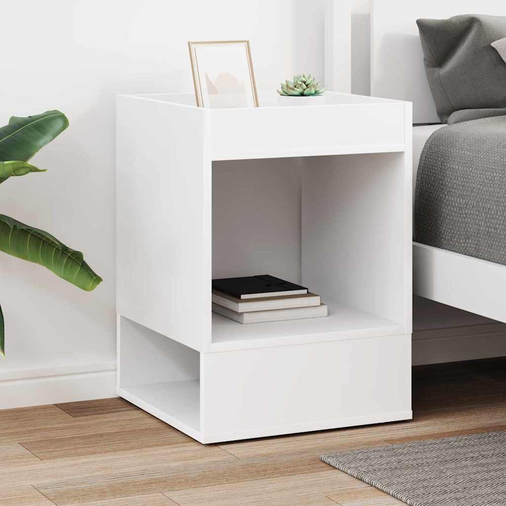 Tavolino Bianco 40 x 40 x 56 cm Legno multistrato | homemem39