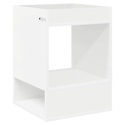 Tavolino Bianco 40 x 40 x 56 cm Legno multistrato | homemem39