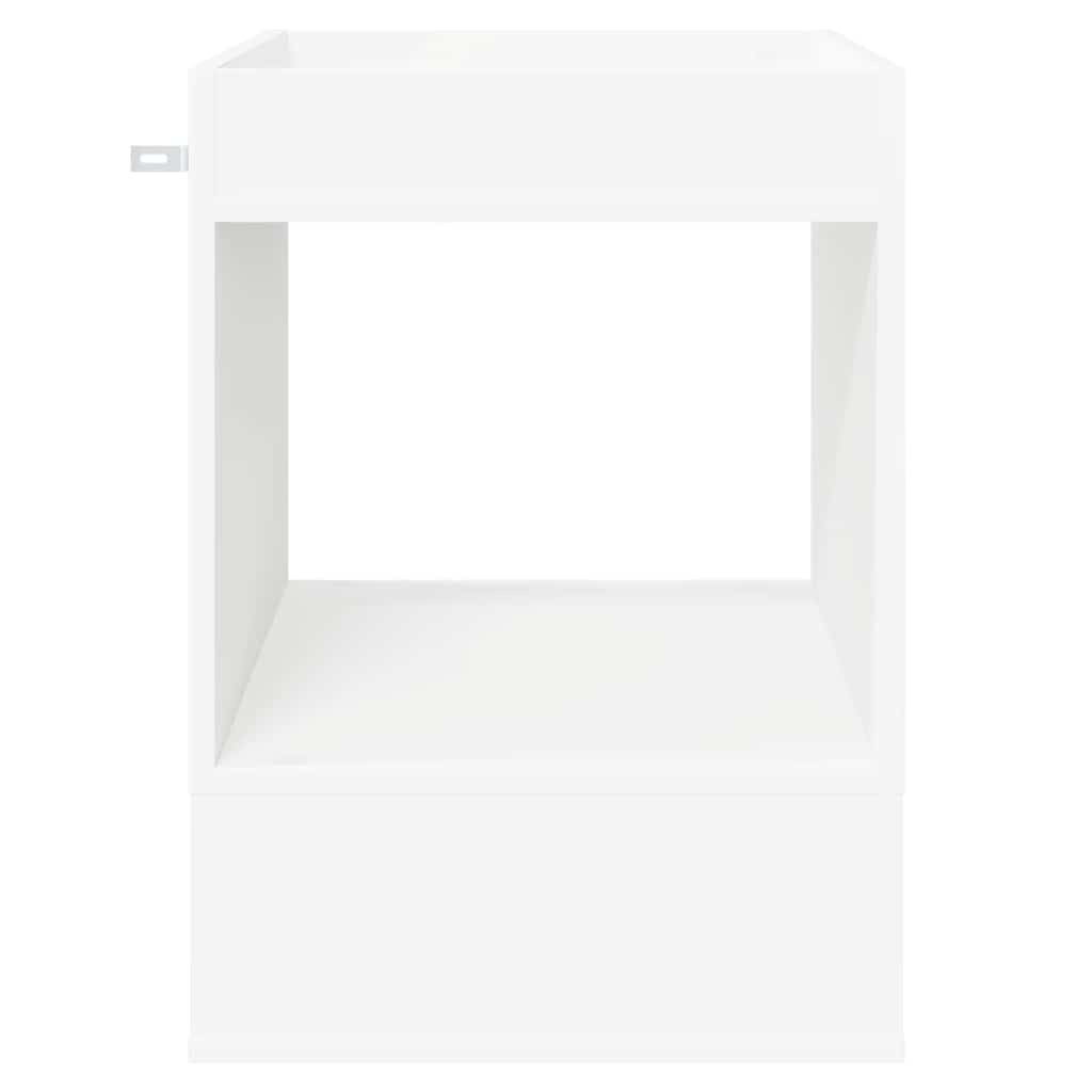 Tavolino Bianco 40 x 40 x 56 cm Legno multistrato | homemem39
