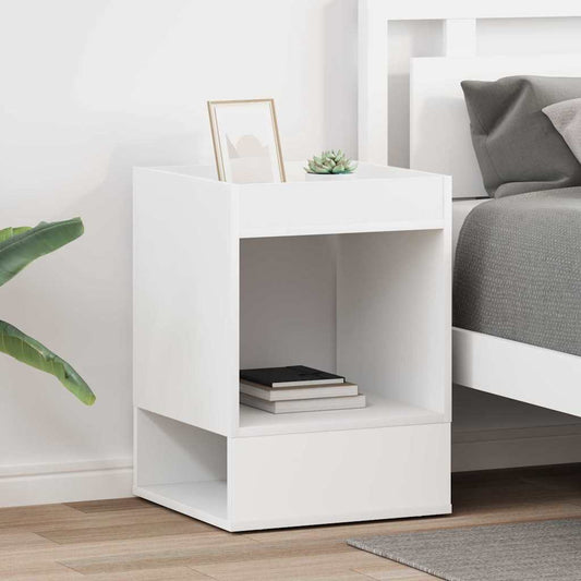 Tavolino 2 pcs Bianco 40 x 40 x 56 cm Legno multistrato | homemem39