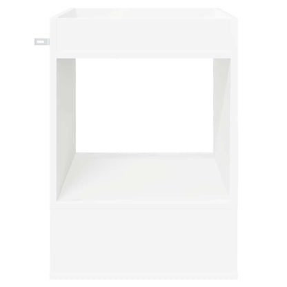 Tavolino 2 pcs Bianco 40 x 40 x 56 cm Legno multistrato | homemem39