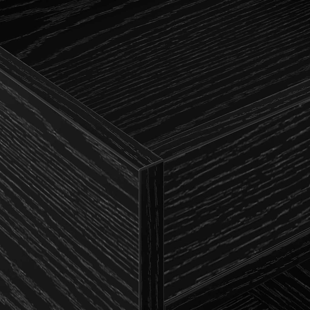 Tavolino 2 pcs Rovere Nero 40 x 40 x 56 cm Legno multistrato | homemem39