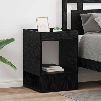 Tavolino 2 pcs Rovere Nero 40 x 40 x 56 cm Legno multistrato | homemem39
