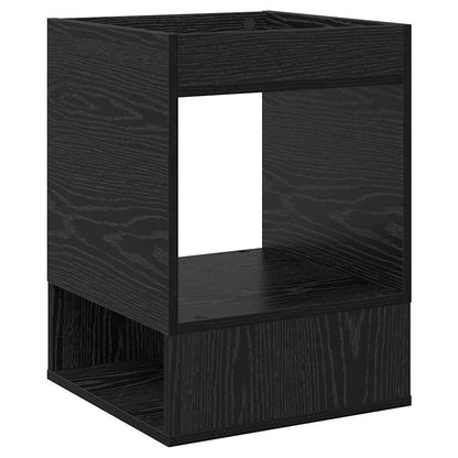 Tavolino 2 pcs Rovere Nero 40 x 40 x 56 cm Legno multistrato | homemem39