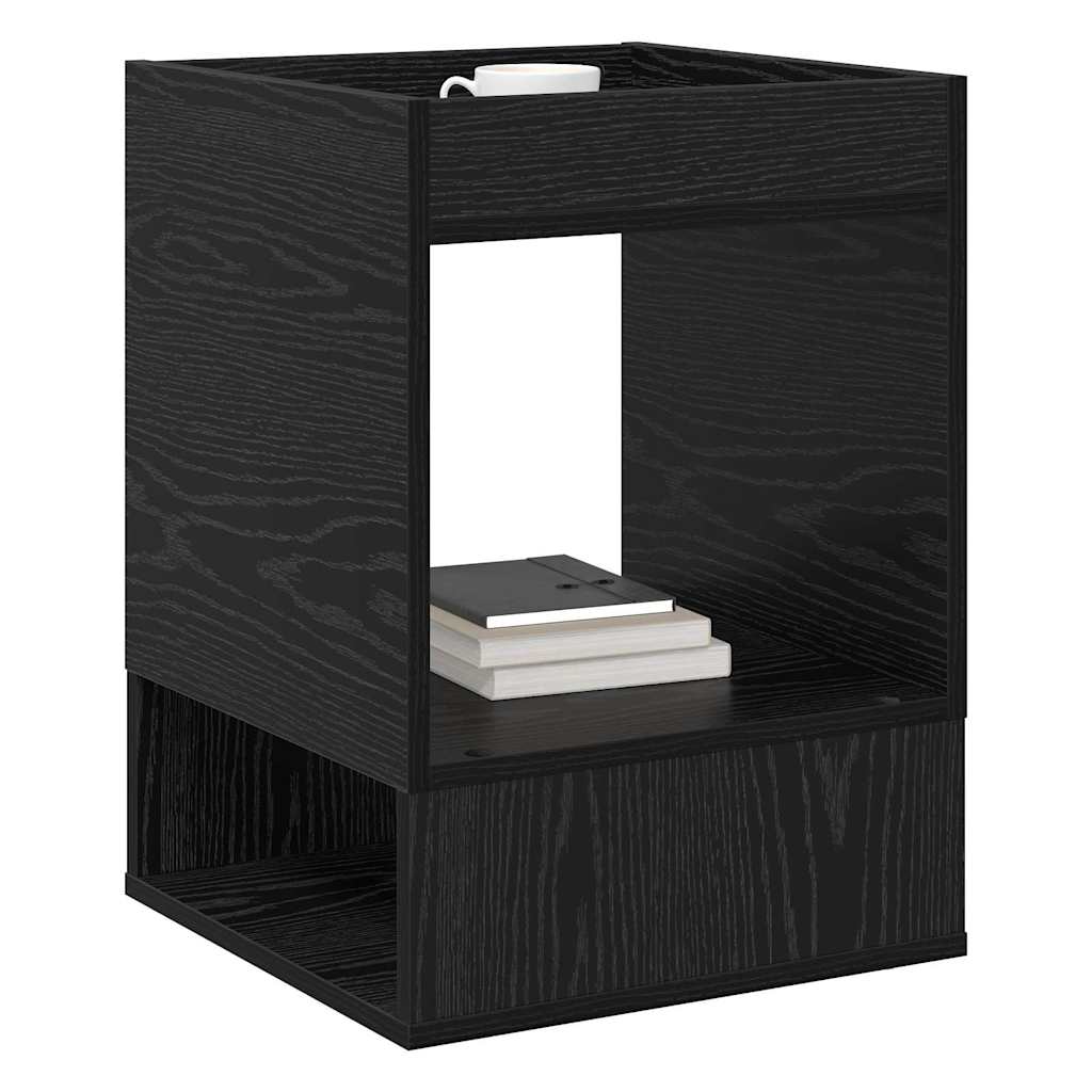 Tavolino 2 pcs Rovere Nero 40 x 40 x 56 cm Legno multistrato | homemem39