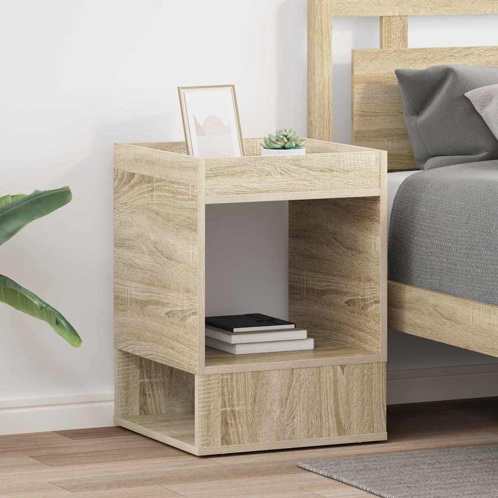 Tavolino 2 pcs Rovere Sonoma 40 x 40 x 56 cm Legno multistrato | homemem39