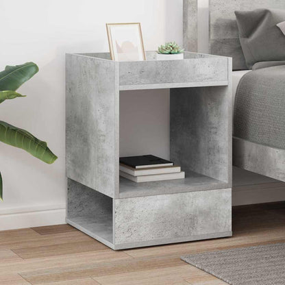 Tavolino Grigio cemento 40 x 40 x 56 cm Legno multistrato | homemem39