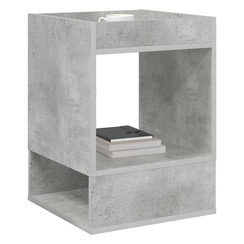 Tavolino Grigio cemento 40 x 40 x 56 cm Legno multistrato | homemem39