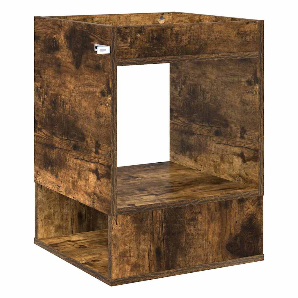 Tavolino 2 pcs Rovere fumé 40 x 40 x 56 cm Legno multistrato | homemem39