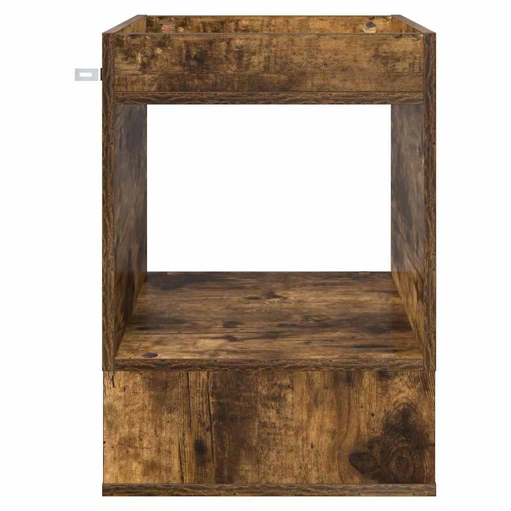 Tavolino 2 pcs Rovere fumé 40 x 40 x 56 cm Legno multistrato | homemem39